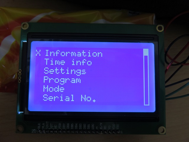 Graphic display Graphic display