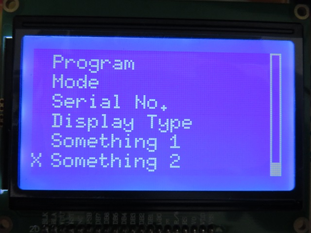 Graphic display Graphic display