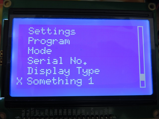 Graphic display Graphic display